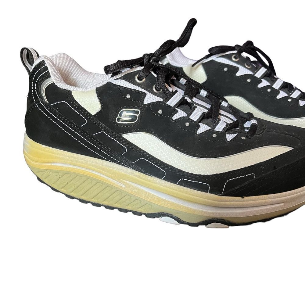 Skechers Women’s Black Nubuck Shape Ups Strength Fitness Walking Shoes SZ 8.5 - Picture 5 of 6